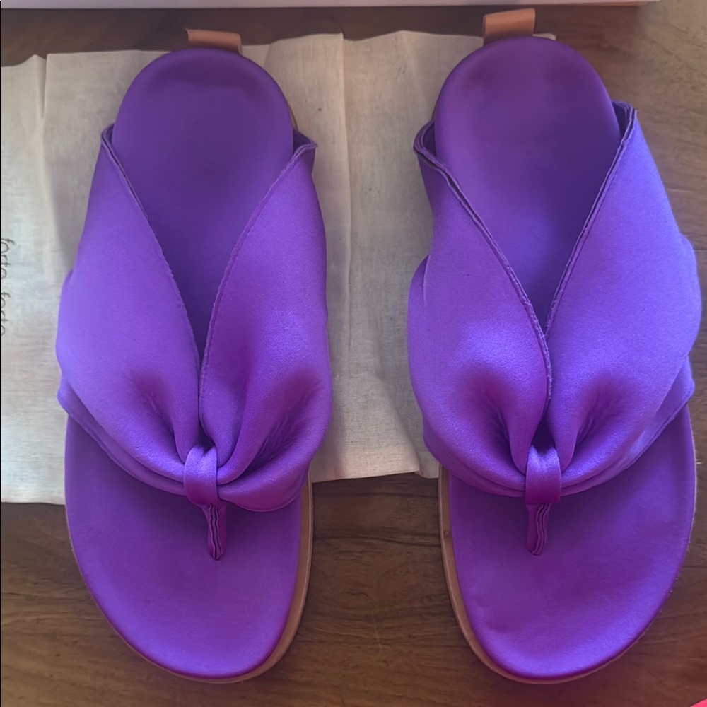 Forte Forte Purple Sandals, worn 1 time! Size 39 (9) - Picture 3 of 6